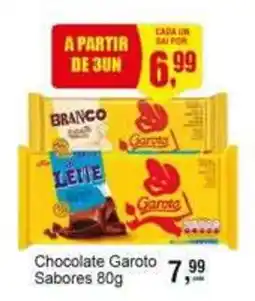 Negreiros Chocolate Garoto Sabores oferta