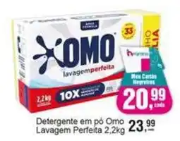 Negreiros Detergente em pó Omo Lavagem Perfeita oferta