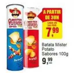 Negreiros Batata mister potato sabores oferta