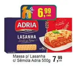 Negreiros Massa p/ Lasanha c/ Sêmola Adria oferta
