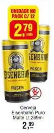 Negreiros Cerveja Eisenbahn Puro Malte Lt oferta