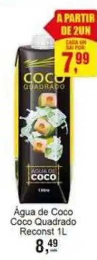 Negreiros Água de coco coco quadrado reconst oferta
