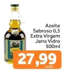 Shibata Supermercados Azeite Sabroso 0,3 Extra Virgem Jarra Vidro oferta