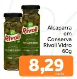Shibata Supermercados Alcaparra em conserva rivoli vidro oferta