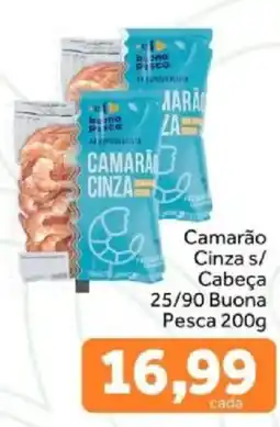 Shibata Supermercados Camarão cinza s/ cabeça oferta