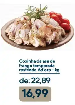 Coop Coxinha da asa de frango temperada resfriada Ad'oro oferta