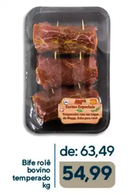 Coop Bife rolê bovino temperado oferta