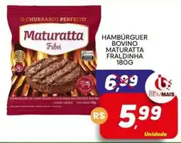 Supermercado Bem Barato Hambúrguer bovino maturatta fraldinha oferta