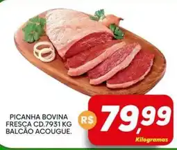 Supermercado Bem Barato Picanha bovina fresca cd.7931 kg balcão acougue. oferta