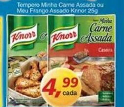 Supermercados Guanabara Tempero Minha Carne Assada ou Meu Frango Assado Knorr 25g oferta