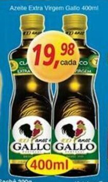 Supermercados Guanabara Azeite Extra Virgem Gallo 400ml oferta