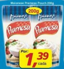 Supermercados Guanabara Maionese Pramesa pouch 200g oferta