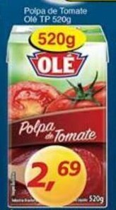 Supermercados Guanabara Polpa de Tomate Ole TP 520g oferta
