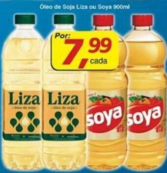Supermercados Guanabara Oleo de Soja Liza ou Soya 900ml oferta