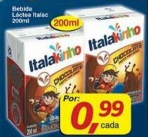 Supermercados Guanabara Bebida Lactea Italac 200ml oferta