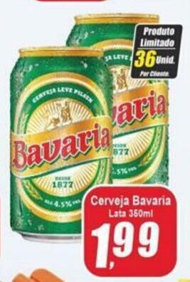 Cerveja Bavaria lata 350ml