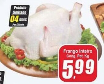 Panelão Frango Inteiro Cong. pct 1kg oferta