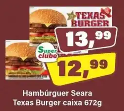 Floresta Supermercados Hambúrguer Seara Texas Burger oferta
