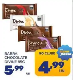 Rede Super Passo Barra chocolate divine 85g oferta