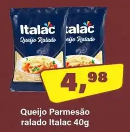 Floresta Supermercados Queijo Parmesão ralado Italac oferta