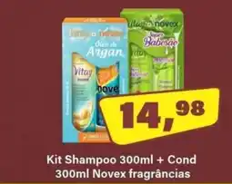 Floresta Supermercados Kit Shampoo + Cond Novex fragrâncias oferta