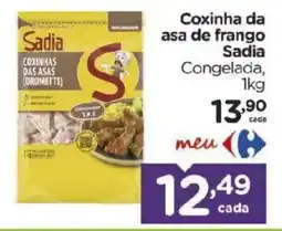Carrefour Coxinha da asa de frango Sadia oferta