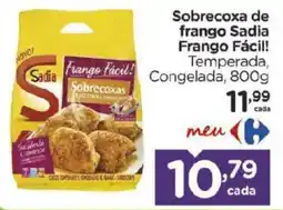 Carrefour Sobrecosxa de frango sadia frango fácil! oferta