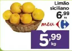 Carrefour Limão siciliano oferta