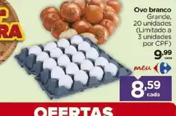 Carrefour Ovo branco grande oferta