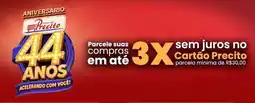 Supermercado Precito cartão precito oferta