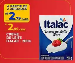 Supermercado Precito Creme de leite italac leve oferta