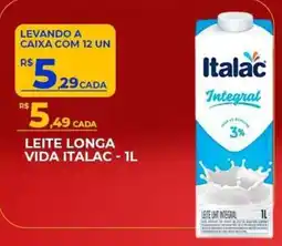 Supermercado Precito Leite longa vida italac oferta