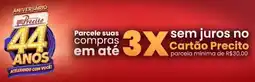 Supermercado Precito Cartão Precito oferta