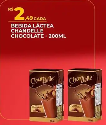 Bebida láctea chandelle chocolate