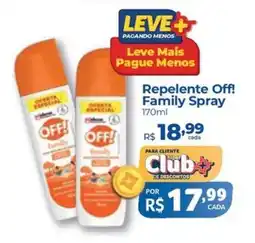 Hiper Farma Repelente off! family spray oferta