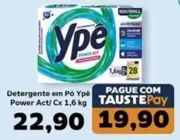 Supermercados Tauste Detergente em Pó Ypé Power Act oferta