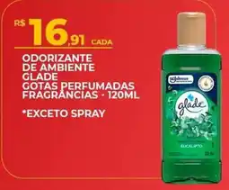 Supermercado Precito Odorizante de ambiente glade gotas perfumadas fragrâncias oferta