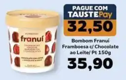 Supermercados Tauste Bom Bom Franuí Framboesa c/ Chocolate ao Leite oferta