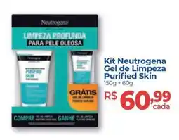 Hiper Farma Kit Neutrogena Gel de Limpeza Purified Skin oferta