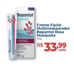 Hiper Farma Creme Facial Multirrestaurador Bepantol Rosa Mosqueta oferta