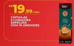 Supermercado Precito Cápsulas 3 corações especiais oferta