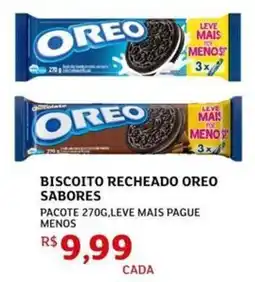 Assaí Atacadista Biscoito recheado oreo sabores oferta
