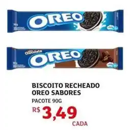 Assaí Atacadista Biscoito recheado oreo sabores oferta