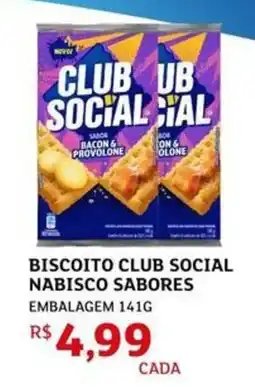 Assaí Atacadista Biscoito club social nabisco sabores oferta