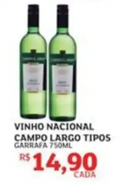 Assaí Atacadista vinho nacional campo largo tipos oferta