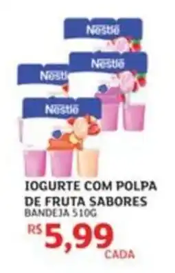 Assaí Atacadista Iogurte com polpa de fruta sabores oferta