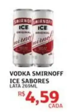 Assaí Atacadista vodka smirnoff ice sabores oferta