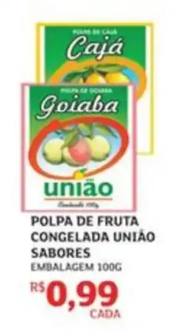 Assaí Atacadista Polpa de fruta congelada união sabores oferta