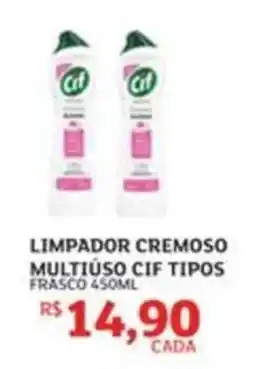 Assaí Atacadista Limpador cremoso multiuso cif tipos oferta