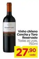 Carrefour Concha y toro - vinho chileno reservado oferta
